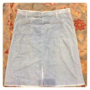 Velvet brand light blue corduroy skirt.